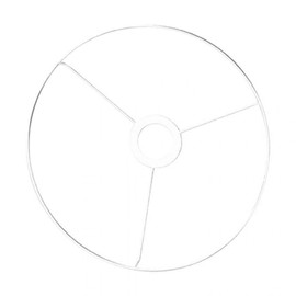 RAYHER - Ring mit Kreuz, 30 cm ø, weiß beschichtet