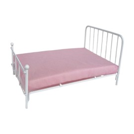 Sharplace 1/12 Scale Dollhouse Bed,Miniature Furniture,Doll House Furnishing DIY Dollhouse Decoration Accessories for Diorama Dollhouse, white