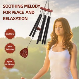 Sympathy Wind Chimes,Wind Chimes for Outside,Sympathy Gifts for Loss of Mom,Memorial Wind Chimes for Loss of Loved One,Overall Size 30", Bereavement/Memorial/Sympathy Gift in Memory of a Loved one