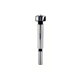 Forstner 19mm Punta per Trapano Professionale Punta da Trapano per Legno Accessori per Punte da Trapano Codolo Tondo Acciaio al Carbonio per Legno Duro Pannelli di Fibra