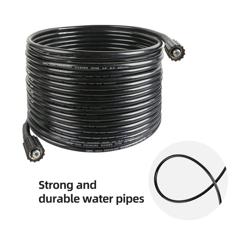 CHAVOR Pressure Washer Hose 50 FT X 1/4 Inch, Replacement