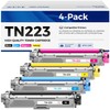 TN223 Toner Cartridge Set 4-Pack Replacement for Brother TN-223 TN227
