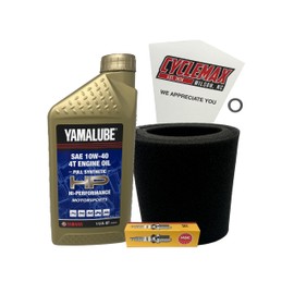Cyclemax Full-Synthetic Yamalube Tune-Up Kit compatible with 2002-2008 Yamaha RAPTOR 80