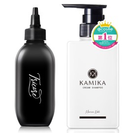 Tricore KAMIKA Kamika Cream Shampoo Marine Note Scent Set, 7.9 fl oz (200 ml) / 14.1 oz (400 g)