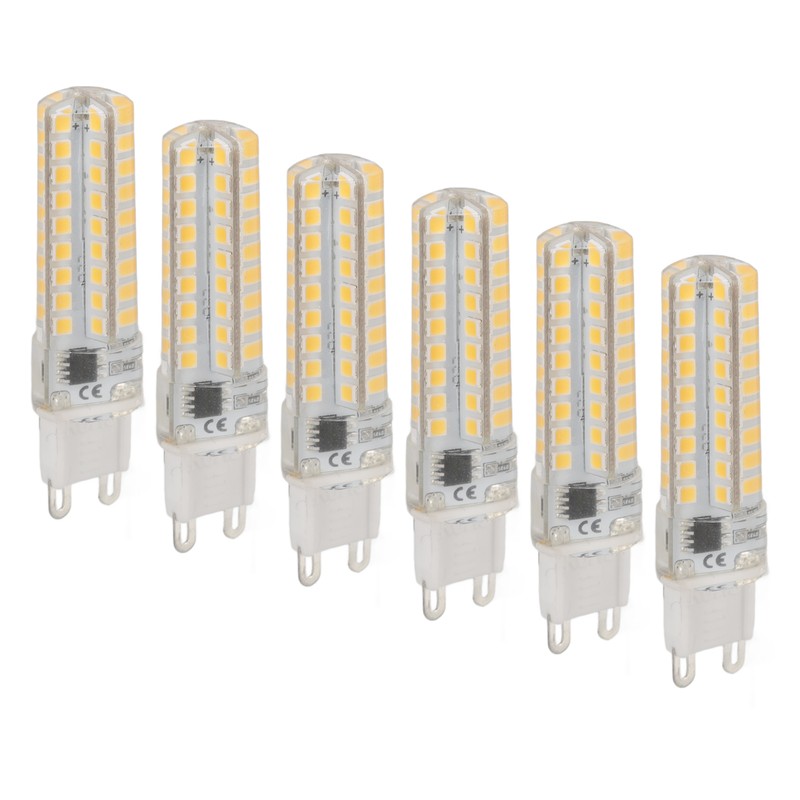 6PCS G9 LED Bulb Dimmable 3W 270LM 72LEDs G9 Bulb