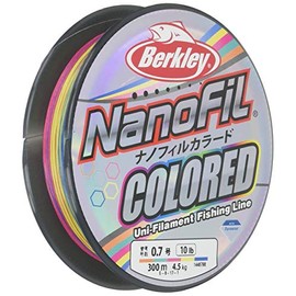 Berkley PE Line 300m 1.2 No./15lb 10m per Color Nano-Filament Fishing Line