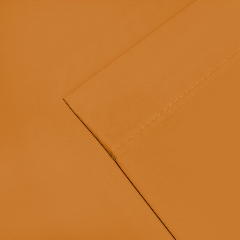 Superior 1200-Thread Count Egyptian Cotton Solid Pillowcase Set, Dijon