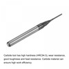 sourcing map CNC Milling Cutter Diamond Film Coated Tungsten Carbide