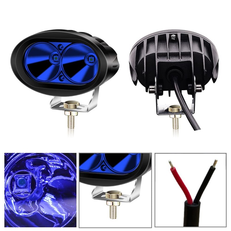 YnGia 20W LED Forklift Light 8PCS Blue Safety Light, Forklift