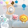 Hanging Rotating Rattles Remote Control Baby Musical Crib Mobile Projector