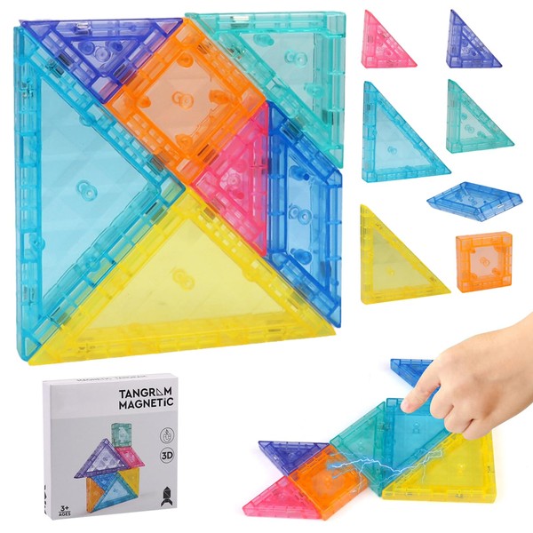 Tangram Magnetisch Magnetische Tangram Spiele für Kinder Magnet Spielzeug Kinder