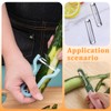 HQRKOTM Pack of 6 Tupper, Peeler Replacement Blades for Asparagus