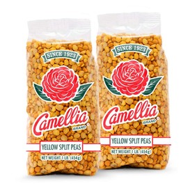 Camellia Brand Dried Yellow Split Peas, 1 Pound (Pack of 2)
