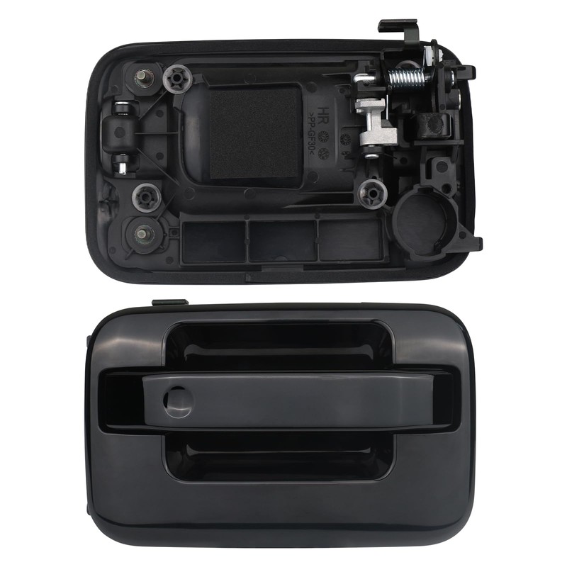 TQPONLY Black Paintable Outside Door Handle | Front or Rear