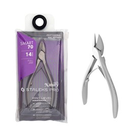 STALEKS PRO for Natury Nails Professional Nail Clippers 14 mm Manicure Pedicure Stainless Steel Smart 70-14