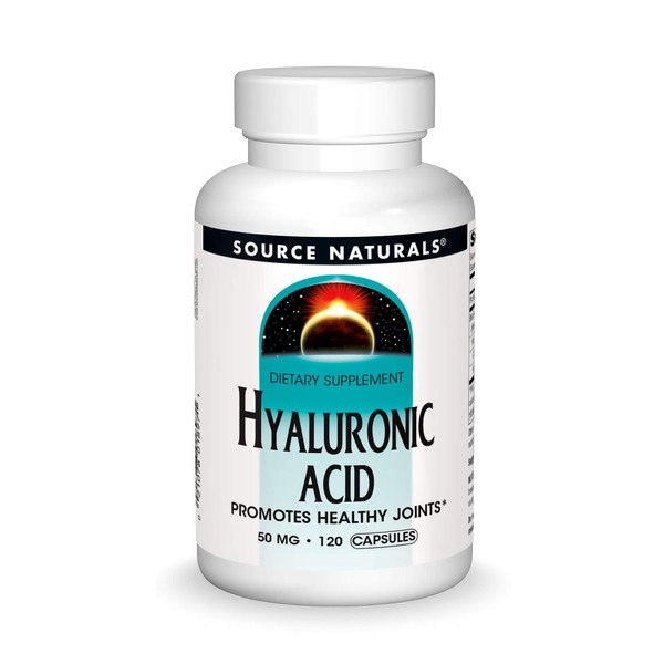 Source Naturals Hyaluronic Acid 50mg, 120 Capsules