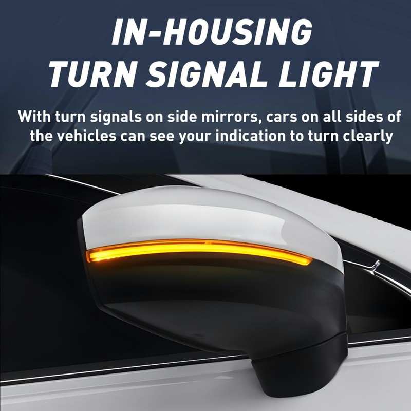Left Driver Side Mirror Compatible With Volkswagen Tiguan 2018-2023 With
