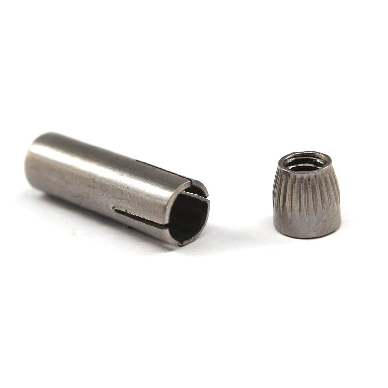 10 pcs of M6*50 Fine Processed 304 Stainless Steel Sleeve