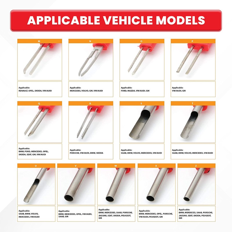 AFA Tooling Universal Terminal Removal Kit (25 PCS) – Safely