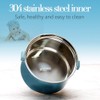 SANQIAHOME 3-Layer Stackable Stainless Steel Lunch Box, Leak-Proof, Green