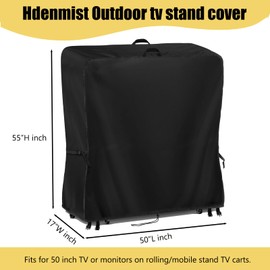 Hdenmist Outdoor TV Cover 50 Inch Weatherproof Outdoor TV Stand Covers