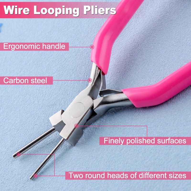 LEONTOOL Bail Making Pliers Wire Loop Pliers Multi Size Loop