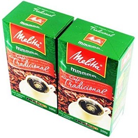 Melitta Traditional Roasted and Ground Coffee 17.6oz | Café Tradicional Torrado e Moído 500g (Pack of 02)