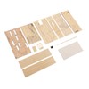 1: 130 Wooden Model Sailboat Kit for Adults Improve Hands