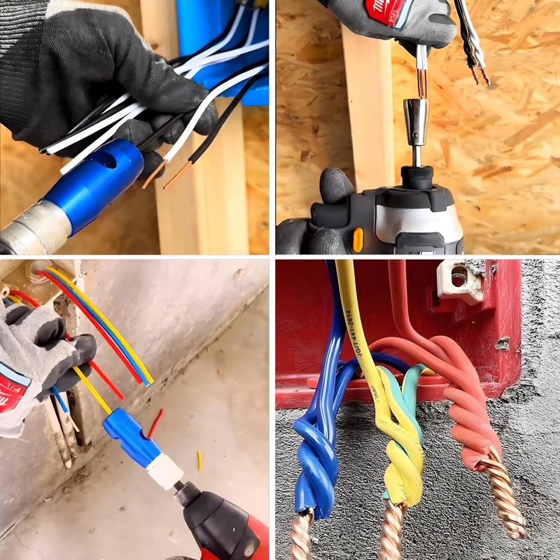 SICOU Wire Stripper and Wire Twister for Drill AWG Wire