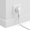 Extension earthing contact plug (type F) 90° - earthing contact
