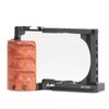 FOTGA Aluminum Camera Cage with Wooden Side Handle Handle for