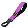 PLUTUS PET 10” Short Dog Leash, Reflective Nylon Padded Handle,