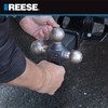 Reese Towpower 7068820 Tri-Ball Trailer Hitch Ball Mount, (1-7/8 Inch,