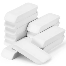 Wearage 12 Count White Erasers Rectangular Rubber Eraser Bulk for Art and Office Use Classroom Study Drawing Sketch Supplies
