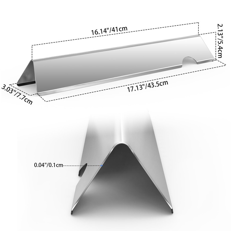 only fire Stainless Steel Flavorizer Bars for Weber Genesis II