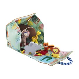 Mud Pie Children's Zoo Plush Set