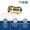 2 Pcs XFITTING 3/4 in x 3/4 in Press Coupling,