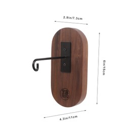 ORFOFE Polyphonic Wind Chime Stand Wooden Wall Wind Chime Bracket Wood Hanging Wind Chime Bracket Wall Mount Wall Mounted Wind Chime Bracket Wall Hanging Wind Chime Bracket