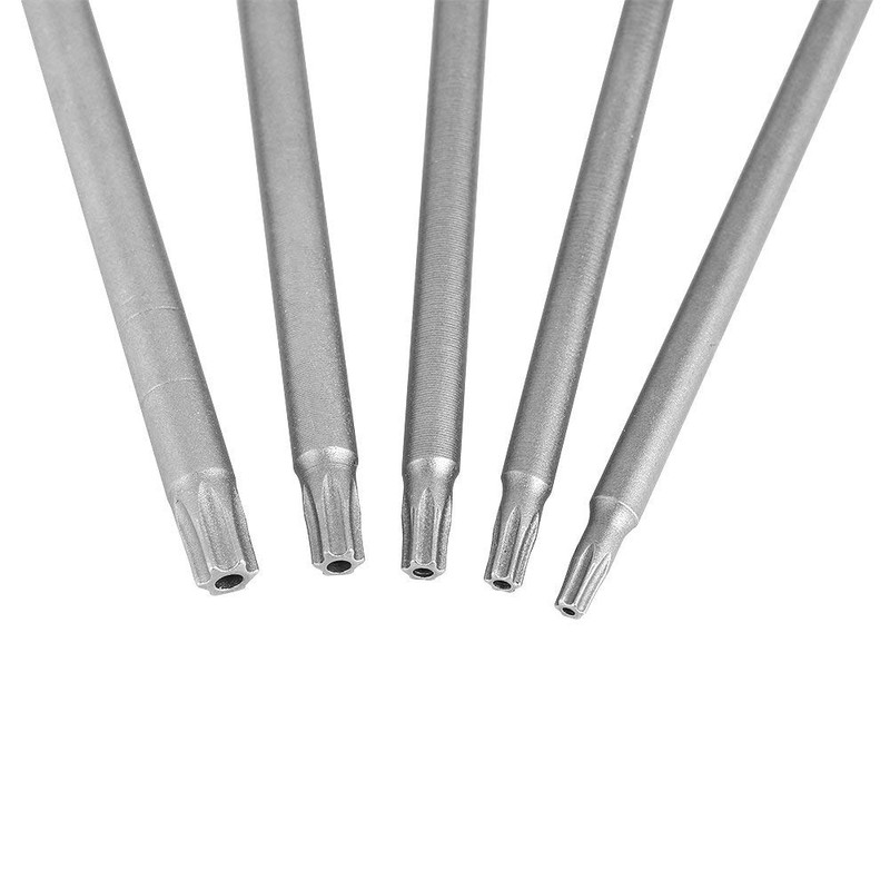Torx Bit Set Long, 15pcsT10-T30 Magnetic Star Torx Screwdriver Bits,