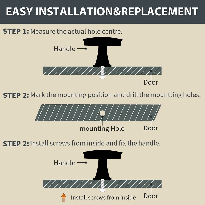 BIGLUFU 12Pcs Cabinet Knobs Square Solid Brass Drawer Vintage Retro