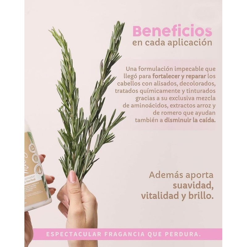 Milagros Acondicionador Herbal | Disminuye la Caida Del Cabello y