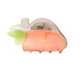 TIYEP Hair Clip, Cute, Hairpins, Hair Clips, Hair Ornaments, Hair Accessories, Hair Fixed, Firmly Rolled, Adults, Children, Stylish, Korean, Women's (Carrot, Set of 1)