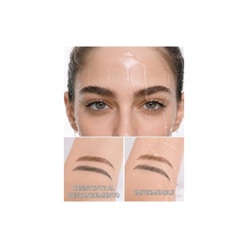 Erinde Lápiz Líquido para Microblading de Cejas para Mujer, Larga