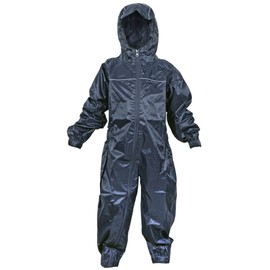 DRY KIDS Waterproof Rainsuit Navy 9/10yrs