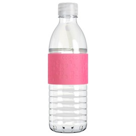 Copco Hydra 16.9 oz Water Bottle with Leak-Proof Lid - Tritan Reusable with Textured Grip Sleeve - BPA-Free, Shatter-Resistant, Dishwasher Safe for Travel, Gym, Work, Outdoors (Pink)