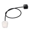 Saxophone Neck Cleaning Brush 50cm Bendable Metal Cotton Thread and