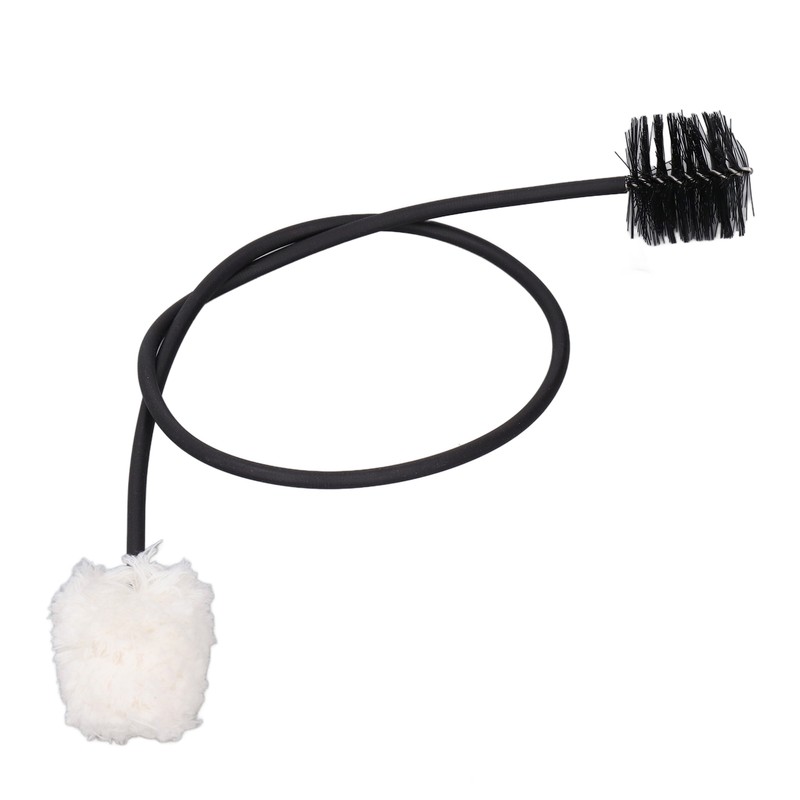 Saxophone Neck Cleaning Brush 50cm Bendable Metal Cotton Thread and