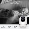 WUUK 4MP Indoor Security Camera, Pan Tilt Cam for Baby/Elder/Dog/Pet,