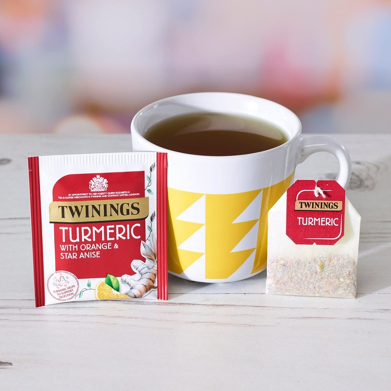 Twining Superblends Turmeric Tea - Orange & Star Anise Herbal