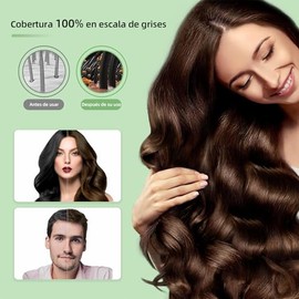 Negro Champú Hair Color,3 In 1 Tinte Sin Amoniaco Champú para Teñir el Cabello,Cobertura 100% Gris, Dura Hasta 3 o 4 Semanas,Hair dye Shampoo Con Ingr